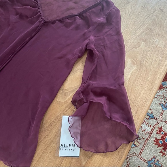 NWT Allen by ABS Sheer top size M - Picture 2 of 12